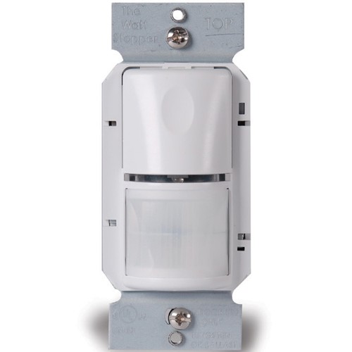 Product image for Wattstopper WS-301-G Passive Infrared Wall Switch Occupancy Sensor, 120/277V - Gray