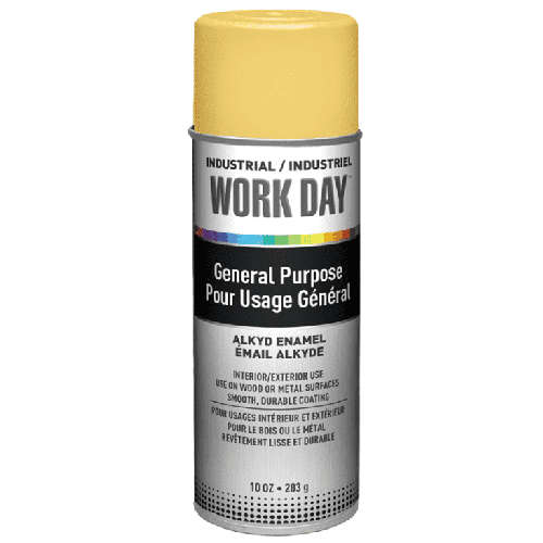 Product image for Krylon A04406 Yellow Industrial Enamel Paint