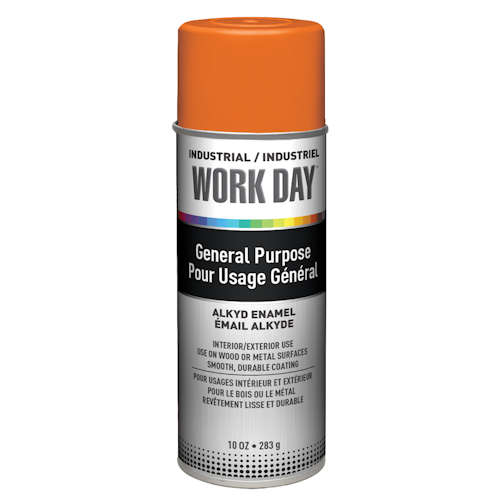 Product image for Krylon A04413 Orange Industrial Enamel Paint