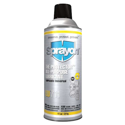 Product image for Sprayon SC0711000 11oz LU711 Protector All-Purpose Lubricant, Aerosol (S00711)- Pkp Qty 12