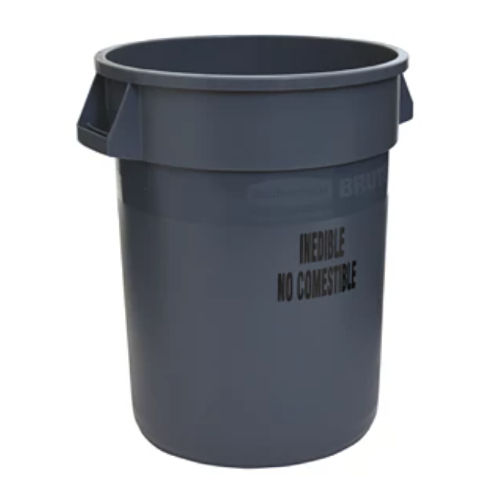 Product image for Rubbermaid FG263256GRAY BRUTE® 32gal Food Handling Container, Gray