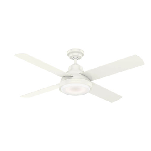 Product image for Casablanca 59431 54" LEVITT Ceiling Fan / Light - Fresh White