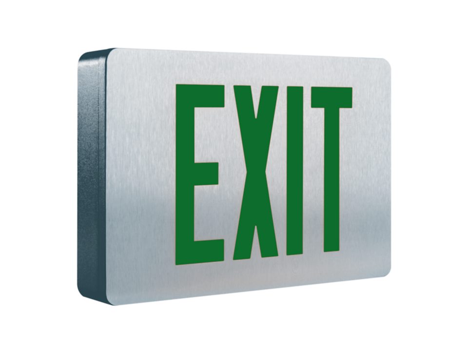 Product image for Metalux CX62R Die-Cast Aluminum LED Exit Sign