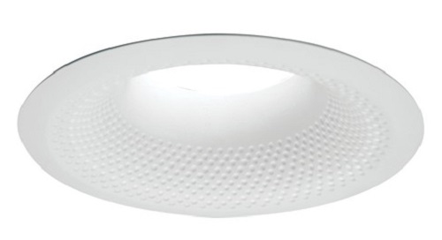 Product image for Halo ETN-6110WB 6" White Perftex Baffle, White Self-Flange Ring