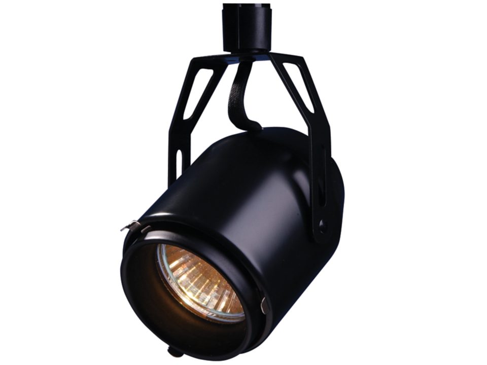 Product image for HALO LV308MB 50W MR16 BLK TRACK FIXTURE