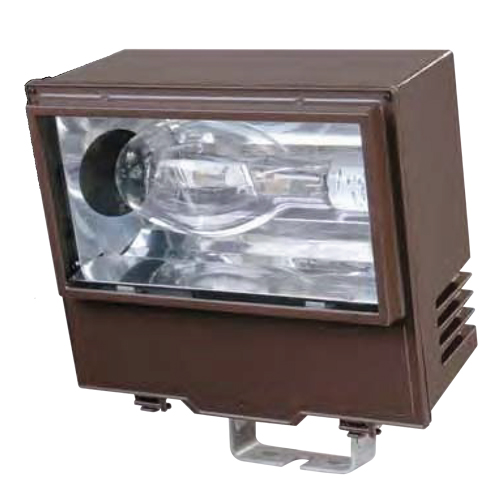 Product image for Lumark WP25 Warrior Floodlight 250 W Pulse Start Metal Halide Multi-Tap Slipfitter with Bronze Lamp
