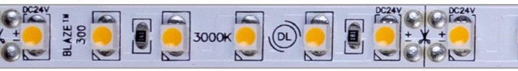 Product image for DIOLED DI-24V-BLBSC3-30-100 BLAZE BASICS 300 LED TAPE LIGHT, 24V, 3000K, 100 FT. SPOOL