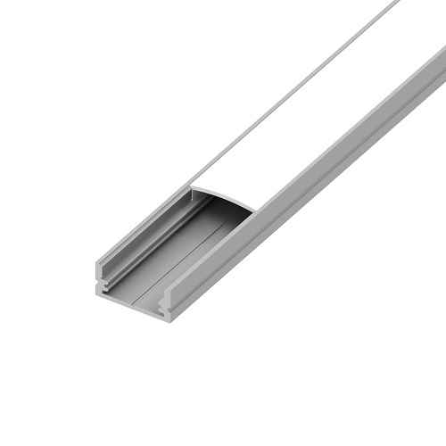 Product image for Diode LED DI-CHB-S1-48AL 48" Aluminum Channel Bundle, Frosted Lens, 2 End Caps, 2 Mounting Clips