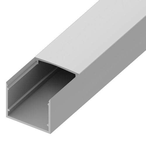 Product image for Diode LED DI-CPCHB-CAN-48 48" Canal Channel Bundle w/ Frosted Cover, Mounting Clips & End Caps, Aluminum