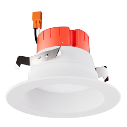 Product image for Elco EL-41530W 4" Round LED Reflector Insert, 11W, 3000K CCT, 770 Lumens, 120V, Triac/ELV Dimming, White Finish