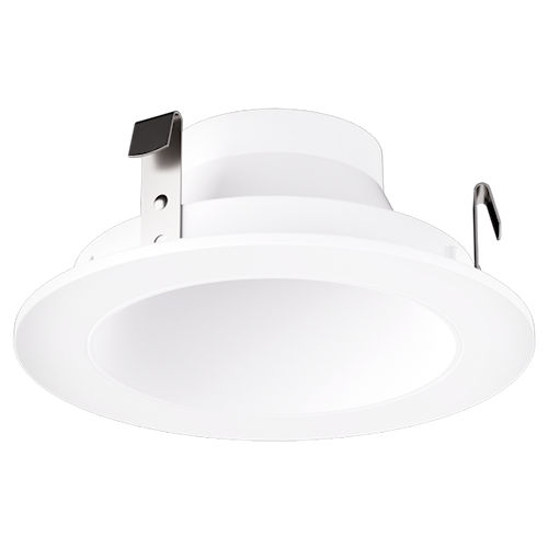 Product image for Elco ELK4118W Pex™ 4" Round LED Deep Reflector, Wet Location Rated, Die-Cast Aluminum, All White Finish