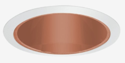 Product image for Elite Lighting B608CL-WH 6 Inch A19 Chrome Clear Cone Reflector Incandescent Trim with White Trim Ring