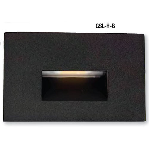 GM Lighting GSLHB 120V LED Step Light, Horizontal Scoop, 145 Lumens