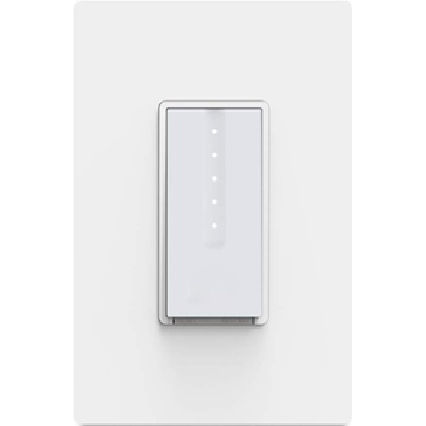Product image for GM Lighting SHWD LUXcontrol™ Smart 2.4 WiFi Wall Dimmer, 120V, White
