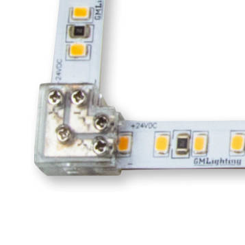 Product image for GM Lighting STC-90 Sure-Tite 90° Tape to Tape Connector