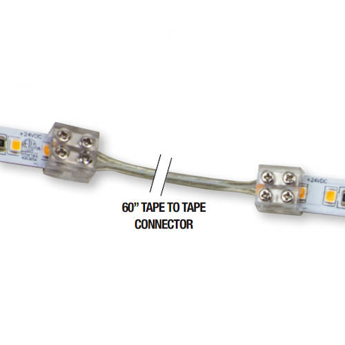 Product image for GM Lighting STLK-60 Sure-Tite 60" Adjustable Tape to Tape Connector