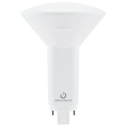 Product image for Green Creative 28377 9.5PLV/840/DIR/RC 9.5W 120-277V LED Direct PL Lamp, Vertical, 4000K 1020 Lumens, Dimmable, G24q/GX24q Compatible