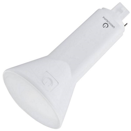 Product image for Green Creative 98386 5.5PLV/840/HYBM 5.5W LED Hybrid Bypass PL Lamp, 120-277V, 620 Lumens, 4000K, Non-Enclosed