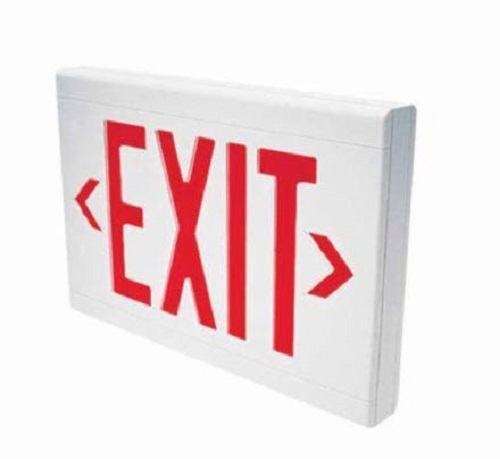 Product image for Current ECSXWGEB3 Emergency LED Exit Sign, Red Letters