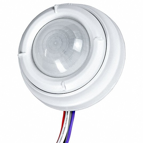 Product image for Current WSPDLWOSMUNV Occupancy Sensor, Fluorescent/LED, White, Hard Wired