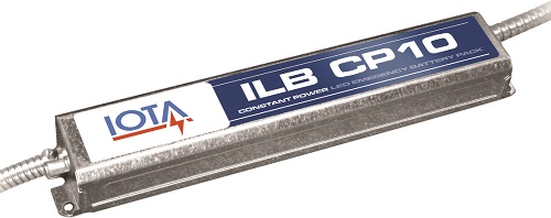 Product image for IOTA ILB-CP10-A LED Emergency Driver, 10W Constant Power, Dual Flex