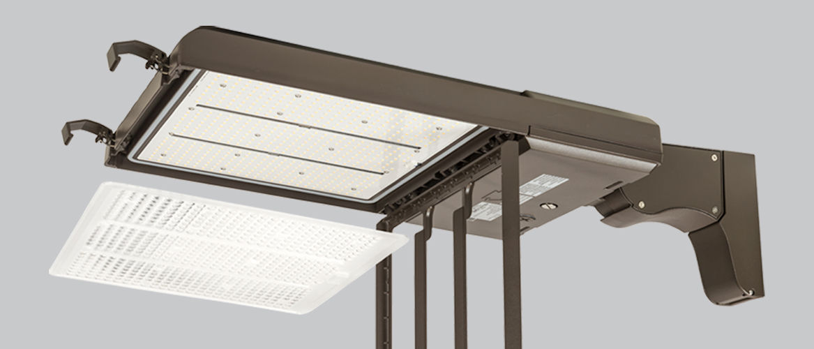 Keystone KTALED140PSM2OSBPMA8CSBVDIMP Pole Mounted LED Area