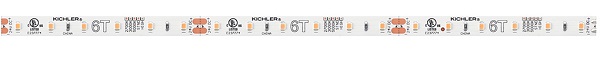 Product image for Kichler 6T116S30WH 6T 16' 3000K 24V Standard Output Dry LED Tape White
