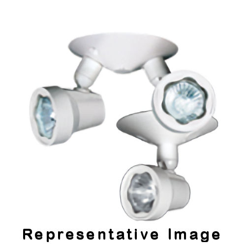 Product image for Lightalarms ELF3/LD7-M12 LED Single Remote Head Emergency Light Unit, 12V-4W MR16 Lamp, 12 VDC, Mist White Finish