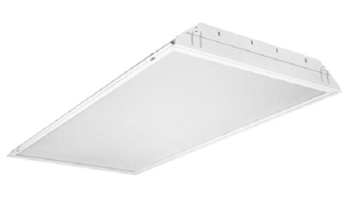 Lithonia Lighting 2GT8 4 32 A12 MVOLT 1/4 GEB10IS PWS1836 LP735 2 x 4 Foot 4-Lamp 32 W 120 to 277 Volt T8 Lensed Troffer