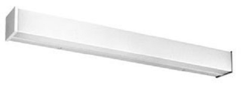 Product image for Lithonia Lighting WC 2 17 MVOLT GEB10IS 2-Lamp 17 W 120 to 277 Volt T8 Matte White Opal Acrylic All Purpose Wall Bracket