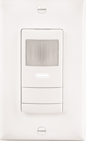 Product image for Lithonia Lighting WSX WH 120/277 VAC 1/4 Hp White 1-Gang Wall Switch Occupancy Sensor