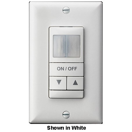 Product image for LITH WSX-D-GY WALL SWITCH SENSOR OCCUPANCY CONTROLLED DIMMING
