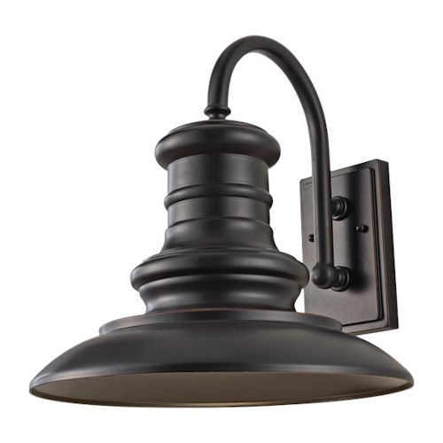 Product image for Murray Feiss OL9004RSZ-L1 Redding Station 1-Light Large LED Wall Lantern, Restoration Bronze