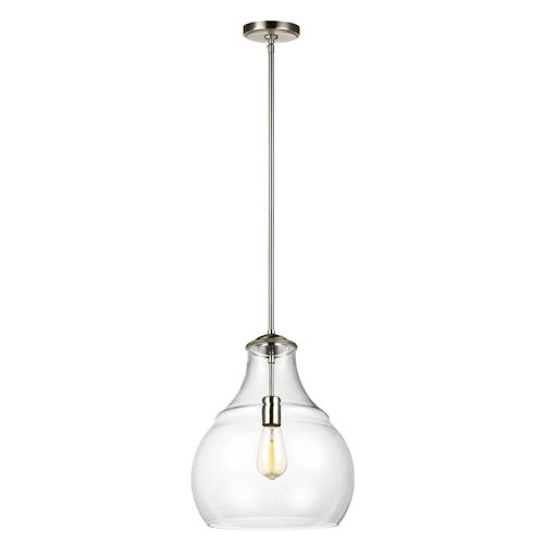 Product image for Murray Feiss P1483SN Zola 1-Light Pendant, 60A19, Satin Nickel