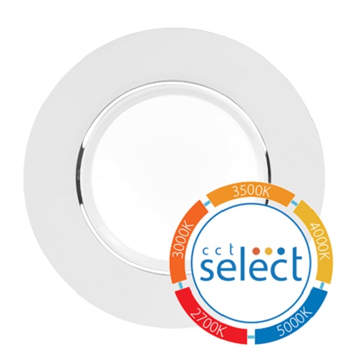 Product image for NICOR DCG63120SWH 6" LED GIMBAL DOWNLIGHT 900 LUMENS SELECTABLE CCT 27K/3K/35K/4K/5K