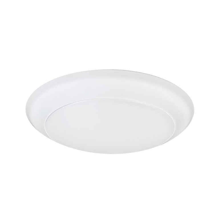 Product image for NORA NLOPAC2-R6509T2440W 6IN AC OPAL LED SURFACE MOUNT 1100LM / 16.5W 4000K WHT FINISH