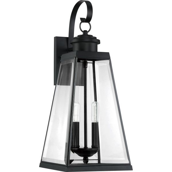 Product image for Quoizel PAX8409MBK Paxton 2-Light Extra Large Wall Lantern, Matte Black