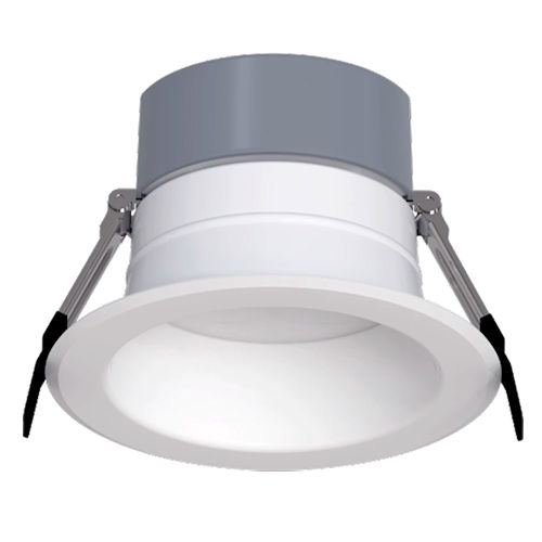 Product image for RAB CR6 6" Round LED Commercial Downlight, 21/17/10W 120-277V, Adjustable CCT, 0-10V Dimming, Smooth Trim, White Finish