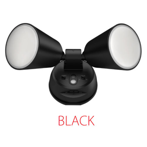 Product image for RAB L2X-B LED CCT-Tunable Floodlight, 20W 120V, 3000K-5000K CCT, 2000/2072/2094 Lumens, IP65, Black Finish