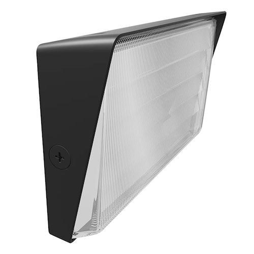 Product image for RAB W34L LED Slim-Profile Wall Pack, Large, 150/100/75W, 3000K/4000K/5000K CCT Adjustable, 120-277V, 0-10V Dimming, Integrated Photocell, Bronze Finish