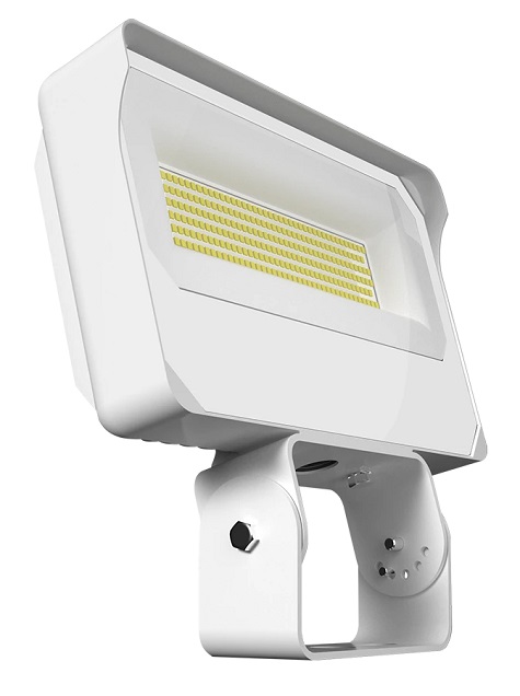 Product image for Rab Lighting X34XLTW - 95W/110W/130W LED Field-Adjustable Flood Lighting Trunnion - 3000K/4000K/5000K 14,615-20,065 Lumens 83-85 CRI 120V/277V - White Finish