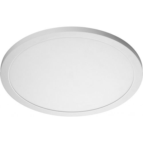 Product image for Satco 62-1192 30W 19" Round Flush Mount LED Fixture, 3000K, 2400 Lumens, 120-277V, White Finish