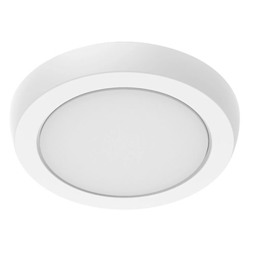 Product image for Satco 62-1900 5" 8W LED Round Fixture, Blink Performer, 5 CCT Selectable, White Finish