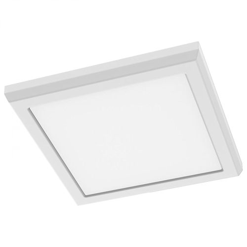 Product image for Satco 62-1914 7" Square Blink Performer Fixture, 10W LED, 5 CCT Selectable, White Finish