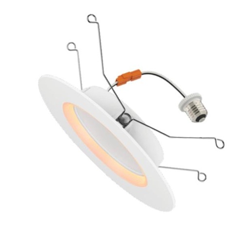 Product image for SYL RT56R3B1000ST9SC3WHNLE26/65799 6" LED Retrofit Downlight w/ Nightlight - 12W - CCT Selectable - 1,000 Lumens - 120V - White