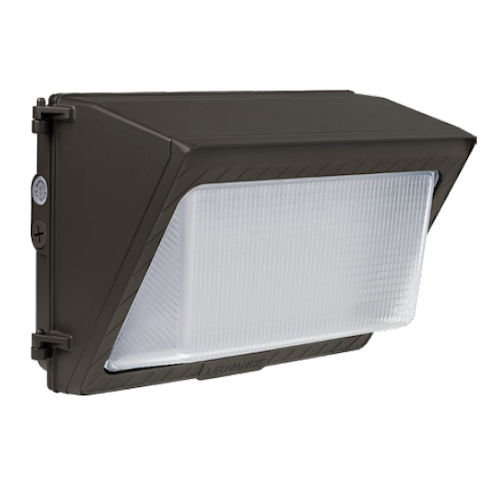 Product image for Sylvania 66377 WALPAKNPS120UNHD8SC2ADJBZP Opti-Select LED Wall Pack Luminaire, 80/100/120W 120-347V, 3000/4000/5000K, 12000/15000/18000 Lumens, 0-10V Dimming, Photocell, Bronze Finish