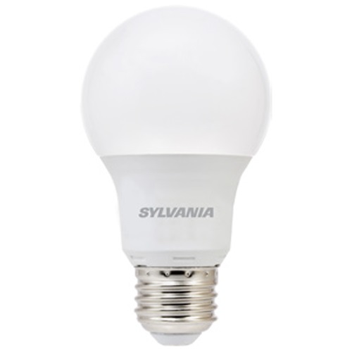 Sylvania 73885 120 Volt 8.5 W 80 CRI 2700 K 800 lm Frosted Medium Base A19 LED Lamp Product image for Sylvania 73885 120 Volt 8.5 W 80 CRI 2700 K 800 lm Frosted Medium Base A19 LED Lamp