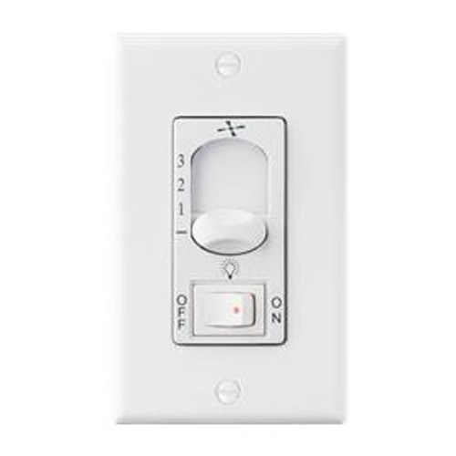 Product image for 3 Speed Fan & Light Wall Control