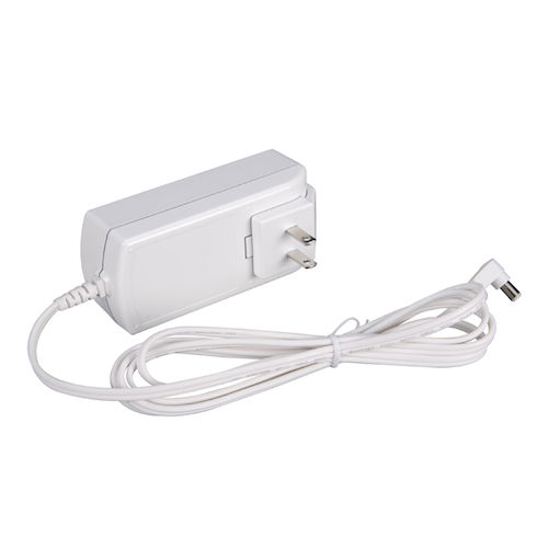 Product image for WAC Lighting EN-2460-P-AR-WT Class-2 Plug-In Electronic Transformer, 120V Input, 12V 60W Output, White