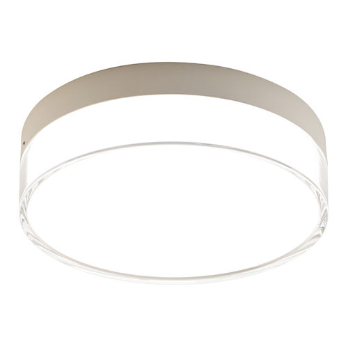 Product image for WAC Lighting FM-240209-CS-WT Twist-N-Lite LED Flush Mount Fixture, 2700K - 5000K CCT, 90 CRI, 22W, 1500 Lumens, White Finish